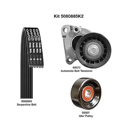 Dayco 03-05 Mazda Fead Kits, 5060885K2 5060885K2